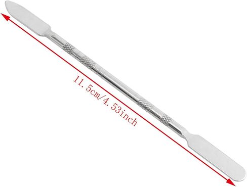 Stainless Steel Lab Mini Double Ended Spatula Stainless Steel Palette Stick Two Different Specifications Lab Spatula Micro Double Ended Spatula-2PCS in Saudi Arabia