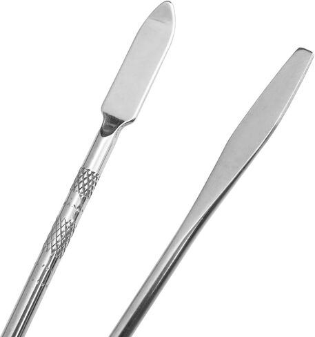 Stainless Steel Lab Mini Double Ended Spatula Stainless Steel Palette Stick Two Different Specifications Lab Spatula Micro Double Ended Spatula-2PCS in Saudi Arabia