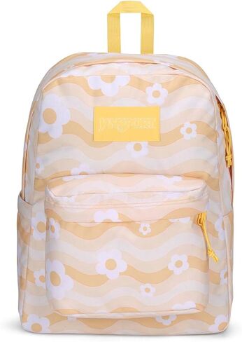 JanSport SuperBreak Plus Backpack with Padded 15-inch Laptop Sleeve and Integrated Bottle Pocket - Spacious and Durable Daypack for Work and Travel - Army Green in Saudi Arabia
