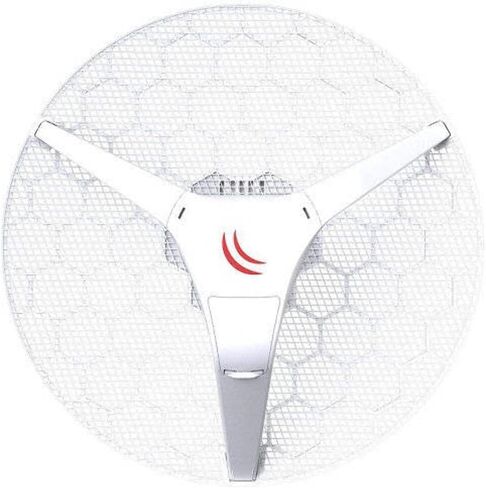 MikroTik LHG HP5 ثنائي السلسلة عالي الطاقة 24.5dBi 5 جيجا هرتز CPE هوائي متكامل من نقطة إلى نقطة (RBLHG-5HPnD-US) in Saudi Arabia