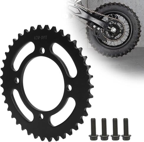 RUTU 420 Chain Sprocket Rear Sprocket 41 Tooth 76mm for Chinese 50 70 90 110 125 140cc 150 160 170 Cc Apollo RFZ CRF50 XR50 SDG IMR SSR YCF Kayo Thumpstar Coolster Pit Dirt Motor Bike Motorcycle in Saudi Arabia