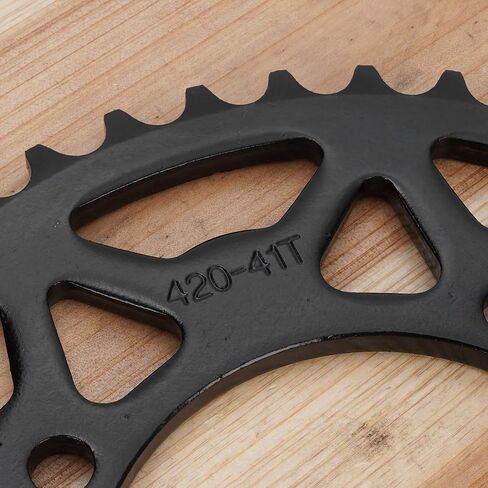 RUTU 420 Chain Sprocket Rear Sprocket 41 Tooth 76mm for Chinese 50 70 90 110 125 140cc 150 160 170 Cc Apollo RFZ CRF50 XR50 SDG IMR SSR YCF Kayo Thumpstar Coolster Pit Dirt Motor Bike Motorcycle in Saudi Arabia