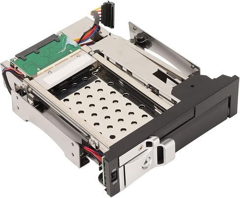 علبة SATA HDD مقاس 2.5 بوصة 3.5 بوصة، علبة محول محرك الأقراص الصلبة SATA HDD مع سرعة 6 جيجابت في الثانية، وظيفة التبديل السريع، تصميم بدون صينية، يدعم SATA I/II/III، لنظام التشغيل Wins in Kuwait