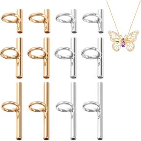 12pcs دبوس إلى محولات قلادة 3 أحجام بروش محول قلادة النحاس محول مجوهرات صنع المجوهرات لصنع المجوهر in Kuwait