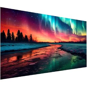 Diamond Painting Kits for Adults,Large Sunset Ocean Beach Diamond Art Painting for Beginners, Diamond Round 5D Full Drill Paint with Diamonds Pictures Gem Art Painting Kits DIY Crafts Kits 28X16in in Kuwait