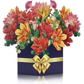 البطاقات المنبثقة للزهور ، بطاقات المعايدة المنبثقة في ديزي فلاور باقة مع مظروف ، بطاقات تهنئة ثلاثية الأبعاد ، بطاقات هدايا عيد ميلاد ، شكرا لك ، احصل على بطاقات جيدة in Kuwait