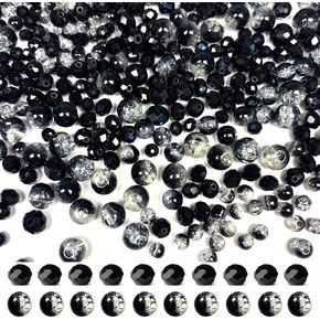 حبات زجاجية لصنع المجوهرات ، 6/8/10mm 680pcs خرق/Briolette حبات كريستال من أجل سوار قلادة حلق صنع سحر النبيذ in Saudi Arabia