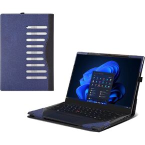 غلاف الكمبيوتر المحمول لـ Lenovo ThinkPad X1 2-in-1 Gen 10 | ThinkPad X1 2-in-1 Gen 9 (14ʺ Intel) كمبيوتر محمول-غلاف الجيب الداخلي للجلد (النبيذ الأحمر) in Saudi Arabia