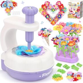 ألعاب باقات زهرة Perryhome Fabric ، 300+ PCS DIY Flower Crafts for Kids ، 2 Gameplays Toddly Arts & Crafts Toy ، عيد ميلاد عيد الشكر وهدية عيد الميلاد لـ 3 4 5 6 7 7 8 سنوات فتاة صغيرة in Kuwait