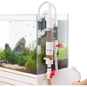 مرشح فائض السمك Hygger Aquarium مع فاصل جمع النفايات ، ملحق مرشح تعليق خارجي ، نظام ترشيح Siphon خزان سحرك لخزان المياه العذبة أكثر من 15 في الطول in Kuwait
