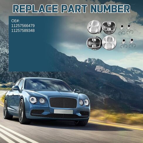 4x مجموعة حلقات مكبس المحرك 11257566019 مناسبة لميني كوبر S JCW R55 R56 R57 R58 R59 N14B16A N14B16C 1.6 أجزاء توربو بعد السوق in Saudi Arabia
