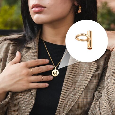 12pcs دبوس إلى محولات قلادة 3 أحجام بروش محول قلادة النحاس محول مجوهرات صنع المجوهرات لصنع المجوهر in Kuwait