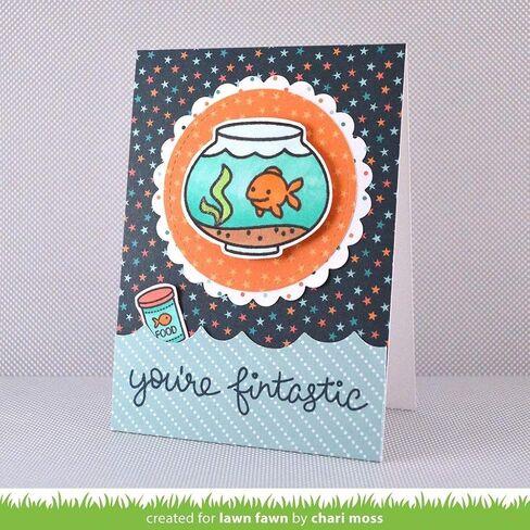 Lawn Fawn Clear Stamps - Fintastic Friends (LF891) in Saudi Arabia
