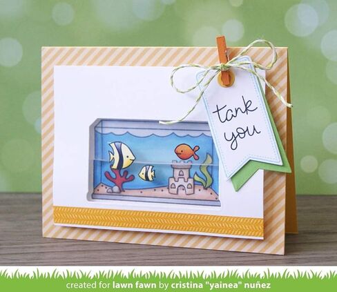 Lawn Fawn Clear Stamps - Fintastic Friends (LF891) in Saudi Arabia