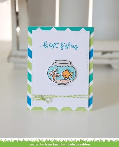 Lawn Fawn Clear Stamps - Fintastic Friends (LF891) in Saudi Arabia