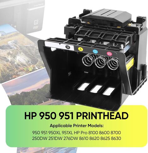 HP 950 951 Printhead for HP Officejet Pro 950 951 950XL 951XL HP Pro 8100 8600 8700 250DW 251DW 276DW 8610 8620 8625 8630 Printer, Color Printer Head, HP 950 951 Printhead Replacement in Saudi Arabia