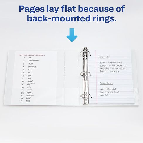 Avery 79192 Heavy-Duty View Binder w/Locking 1-Touch EZD Rings, 2-Inch Cap, White in Saudi Arabia