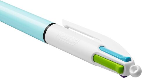 BIC 4 COLORS FAMILY PEN PACK من أقلام نقطة السحب القابلة للسحب بأربعة ألوان حبر ، مجموعة من 4 (2 MINI ، 2 الأصل) in Saudi Arabia