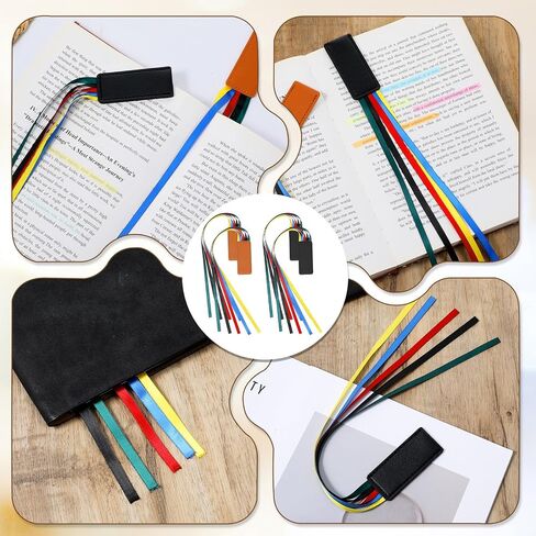 4 PCS RIBBON BOONDMARM MOODMARM POONDINCIAL LEATHINCIAL POORMARKS MUNDI PAGE PAGE SARMERS مع 5 أشرطة ألوان لعشاق القراءة للطلاب المعلمين in Saudi Arabia