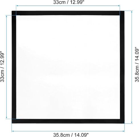 إطارات فن الماس Patikil ، 2 PCS 14 "× 14" بوصة إطارات فن الماس المغناطيسي ذاتية الماس مناسبة لـ 13 "× 13" إطارات اللوحة اللوحة للنافذة الجدارية ، الأسود in Saudi Arabia