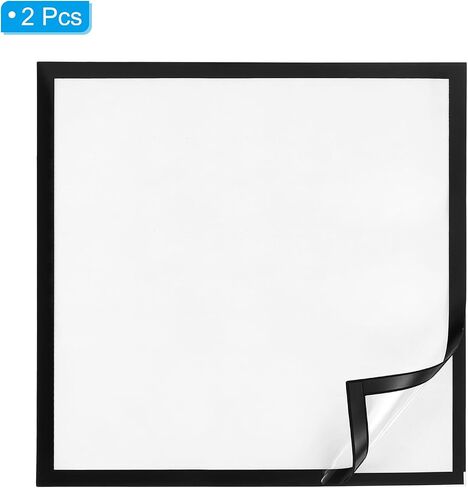 إطارات فن الماس Patikil ، 2 PCS 14 "× 14" بوصة إطارات فن الماس المغناطيسي ذاتية الماس مناسبة لـ 13 "× 13" إطارات اللوحة اللوحة للنافذة الجدارية ، الأسود in Saudi Arabia