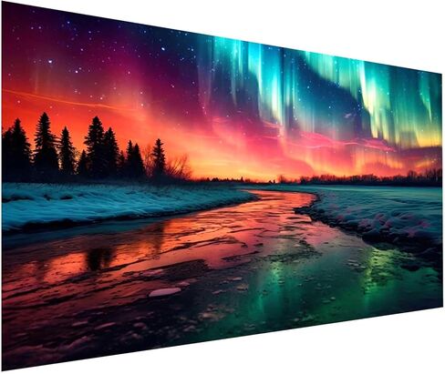 Diamond Painting Kits for Adults,Large Sunset Ocean Beach Diamond Art Painting for Beginners, Diamond Round 5D Full Drill Paint with Diamonds Pictures Gem Art Painting Kits DIY Crafts Kits 28X16in in Kuwait