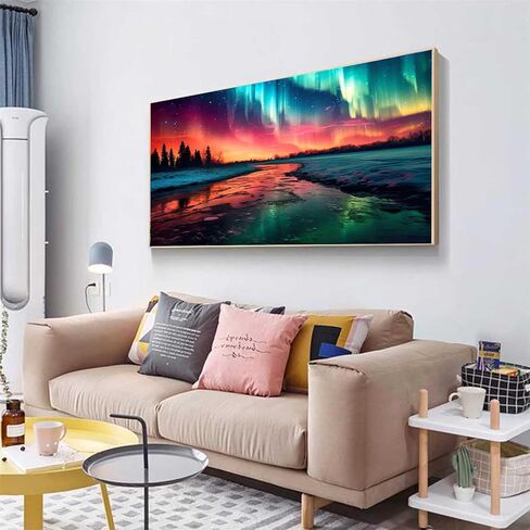 Diamond Painting Kits for Adults,Large Sunset Ocean Beach Diamond Art Painting for Beginners, Diamond Round 5D Full Drill Paint with Diamonds Pictures Gem Art Painting Kits DIY Crafts Kits 28X16in in Kuwait