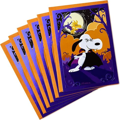 Hallmark Peanuts Halloween Cards (6 بطاقات مع الأظرف) in Saudi Arabia