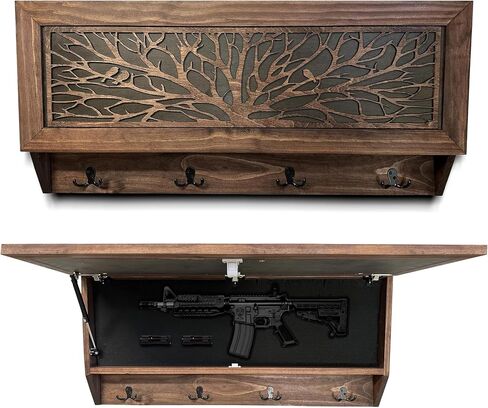 Bellewood Designs Birds in a Tree Coat Rack Hidden Safe Furniture in Saudi Arabia