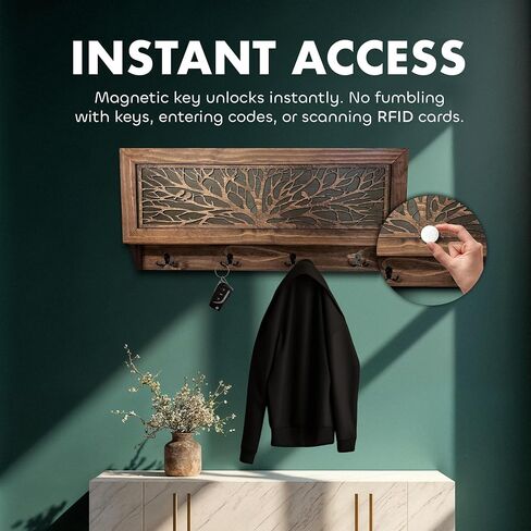 Bellewood Designs Birds in a Tree Coat Rack Hidden Safe Furniture in Saudi Arabia
