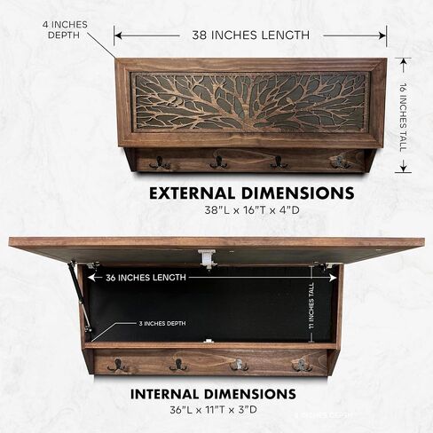 Bellewood Designs Birds in a Tree Coat Rack Hidden Safe Furniture in Saudi Arabia