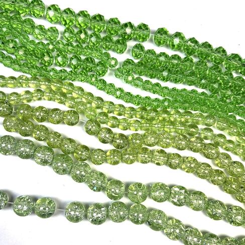 حبات زجاجية لصنع المجوهرات ، 6/8/10mm 680pcs خرق/Briolette حبات كريستال من أجل سوار قلادة حلق صنع سحر النبيذ in Kuwait