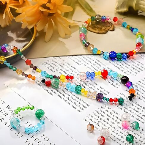 حبات زجاجية لصنع المجوهرات ، 6/8/10mm 680pcs خرق/Briolette حبات كريستال من أجل سوار قلادة حلق صنع سحر النبيذ in Kuwait