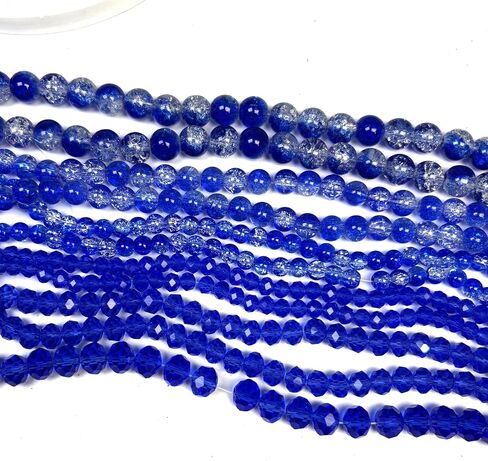 حبات زجاجية لصنع المجوهرات ، 6/8/10mm 680pcs خرق/Briolette حبات كريستال من أجل سوار قلادة حلق صنع سحر النبيذ in Kuwait