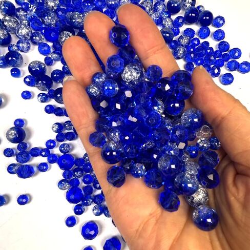 حبات زجاجية لصنع المجوهرات ، 6/8/10mm 680pcs خرق/Briolette حبات كريستال من أجل سوار قلادة حلق صنع سحر النبيذ in Kuwait