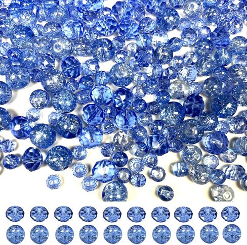 حبات زجاجية لصنع المجوهرات ، 6/8/10mm 680pcs خرق/Briolette حبات كريستال من أجل سوار قلادة حلق صنع سحر النبيذ in Kuwait