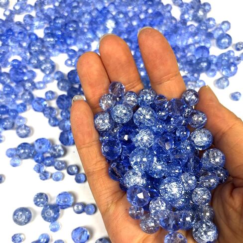 حبات زجاجية لصنع المجوهرات ، 6/8/10mm 680pcs خرق/Briolette حبات كريستال من أجل سوار قلادة حلق صنع سحر النبيذ in Kuwait