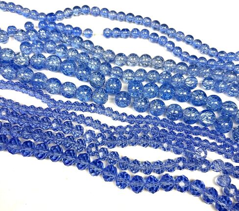 حبات زجاجية لصنع المجوهرات ، 6/8/10mm 680pcs خرق/Briolette حبات كريستال من أجل سوار قلادة حلق صنع سحر النبيذ in Kuwait