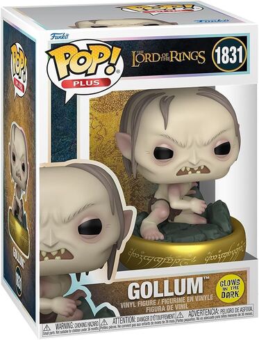 فونكو بوب! بالإضافة إلى: Lord of the Rings - Gollum - Glow in the Dark - Finyl Figure - فكرة الهدايا - البضائع الرسمية - ألعاب للأطفال والكبار - عشاق التلفزيون - شخصية نموذجية للجمع in Saudi Arabia