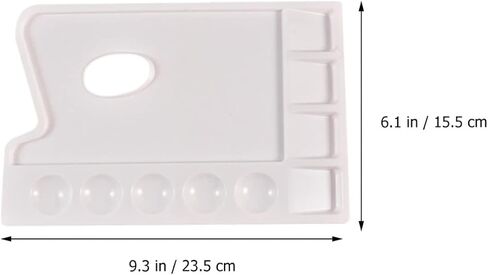 Homoyoyo 4pcs DIY Art Painting Board Paint Trays Pallet Painting for Boys and Girls Adults Easy Clean in Saudi Arabia