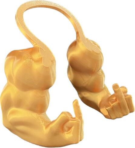 Cat Muscle Arms 3D Printed Cat's Neck Muscle Fist Middle Finger Up F88k Cosplay for Dogs Cat Birthday Party Halloween Photo Shoot (White Finger) in Saudi Arabia