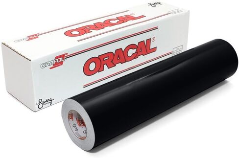 ORACAL 751 فينيل أسود فاخر طويل الأمد للقواطع والمتآمرين (12 بوصة × 6 أقدام) in Saudi Arabia