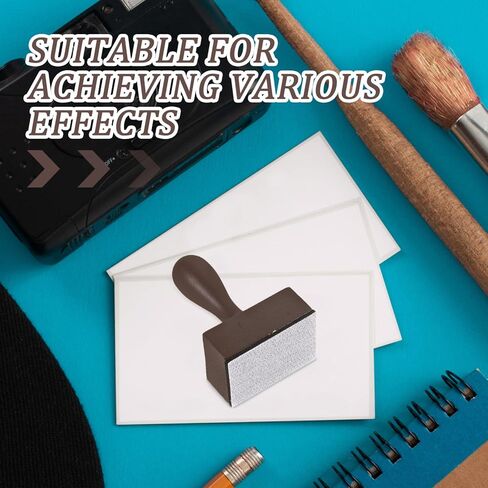 JOINPAYA Rubber Stamps Handle Retro Stamps for Journals Invitations and Envelopes Includes Flathead Sponges for Easy Use in Saudi Arabia