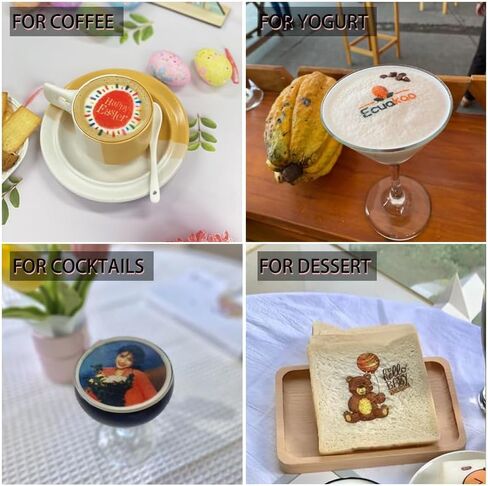 Color Coffee Printer Ink Cartridge Presentive for EB-FC1 ، طباعة Coffee Coffee Latte Art في عيد ميلاد عيد الأم ، صندوق EB-FC1 Fancy (اللون) in Kuwait