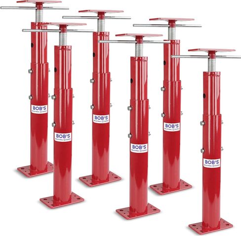 BISupply Basement Floor Jack 19" - 36" Adjustable Support Beam House Jack Post - Floor Lifting Joist Beam Brace for Cellar Ceiling 9700 lbs Max Capacity Screw Pole Jack - 5 Pack in Saudi Arabia