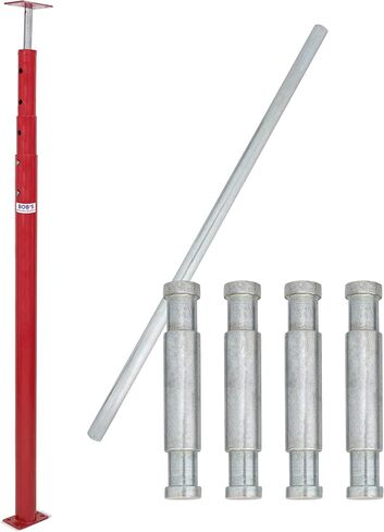 BISupply Basement Floor Jack 19" - 36" Adjustable Support Beam House Jack Post - Floor Lifting Joist Beam Brace for Cellar Ceiling 9700 lbs Max Capacity Screw Pole Jack - 5 Pack in Saudi Arabia