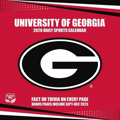 Georgia Bulldogs 2026 Box Calendar (26998053007) in Saudi Arabia