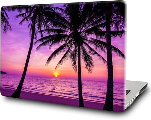 تغطية الكمبيوتر المحمول متوافق مع Macbook Pro 14 بوصة Case 2023 2021 الإصدار A2779 A2442 مع M2 M1 Pro/Max Chip & Touch ID ، حالة قذيفة صلبة بلاستيكية نحيفة لـ Mac Pro 14.2 "، شجرة جوز الهند in Kuwait
