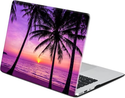 تغطية الكمبيوتر المحمول متوافق مع Macbook Pro 14 بوصة Case 2023 2021 الإصدار A2779 A2442 مع M2 M1 Pro/Max Chip & Touch ID ، حالة قذيفة صلبة بلاستيكية نحيفة لـ Mac Pro 14.2 "، شجرة جوز الهند in Kuwait
