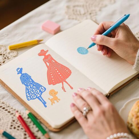GLOBLELAND Afternoon Tea Lady Metal Cutting Dies Elegant Women Die Cuts for DIY Scrapbooking Wedding Birthday Valentine's Day Cards Making Album Envelope Decoration in Saudi Arabia